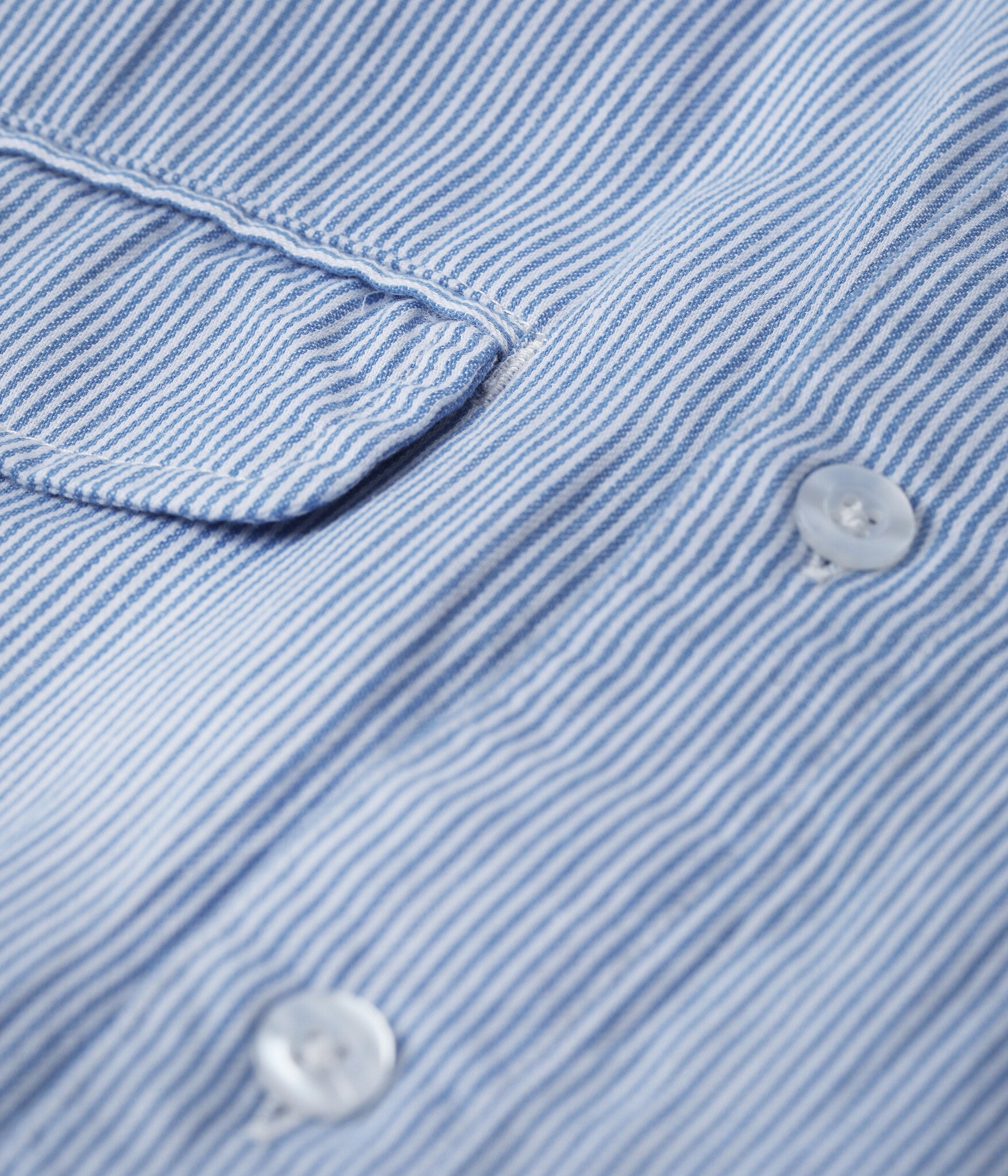 Broadcast Striped LS Shirt - Blue/White