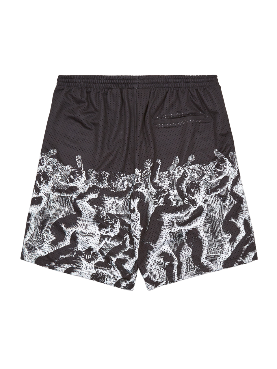 Short en maille Cherub Fight - Noir/Blanc 