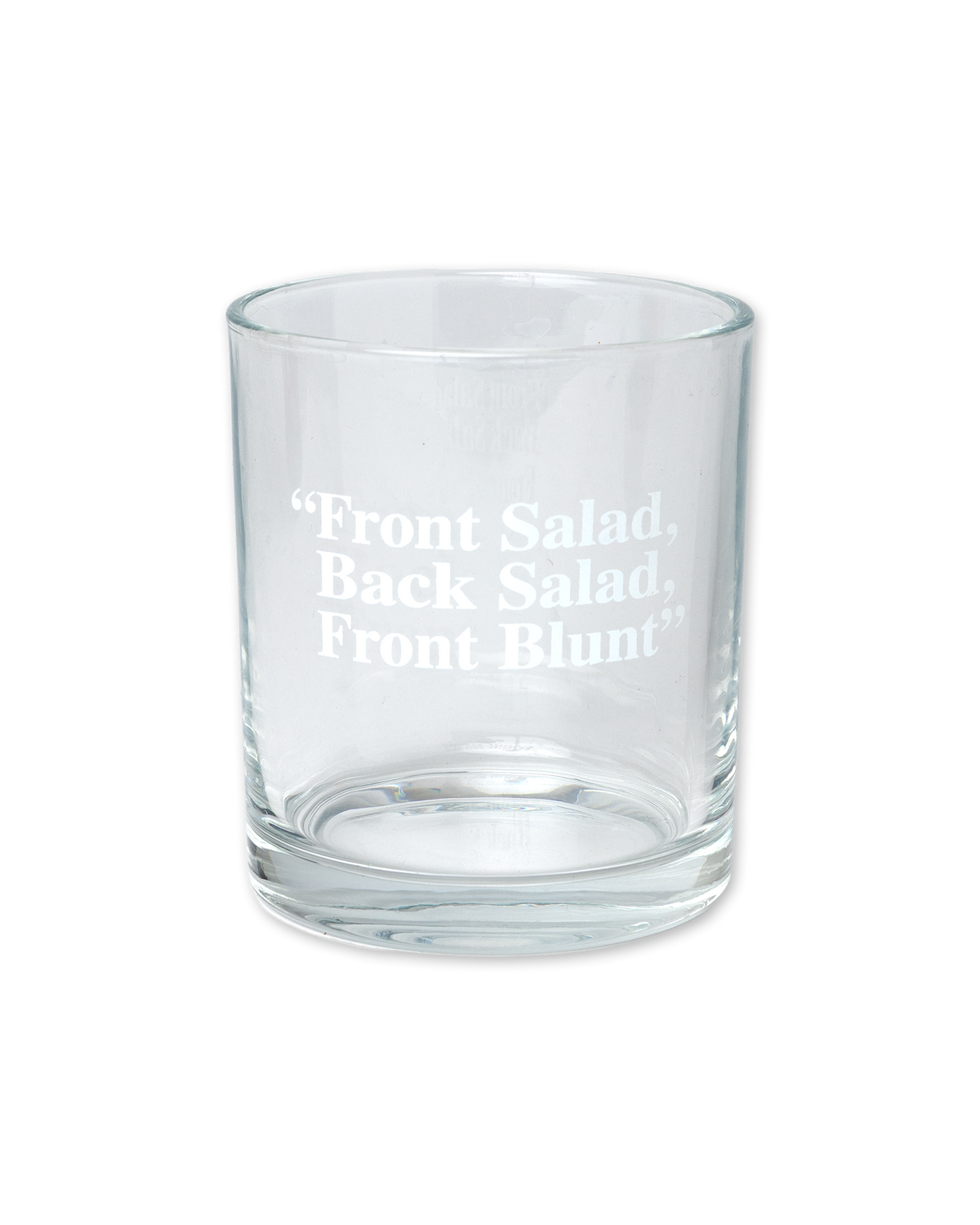 Front Salad Rocks Glass