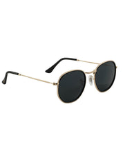 Hudson Polarized Sunglasses - Black/Gold