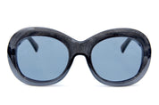 Bikini Beach Lunettes de Soleil - Noir Brillant Pailleté