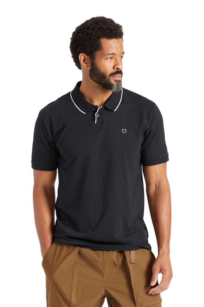 Polo en tricot S/S Proper - Noir