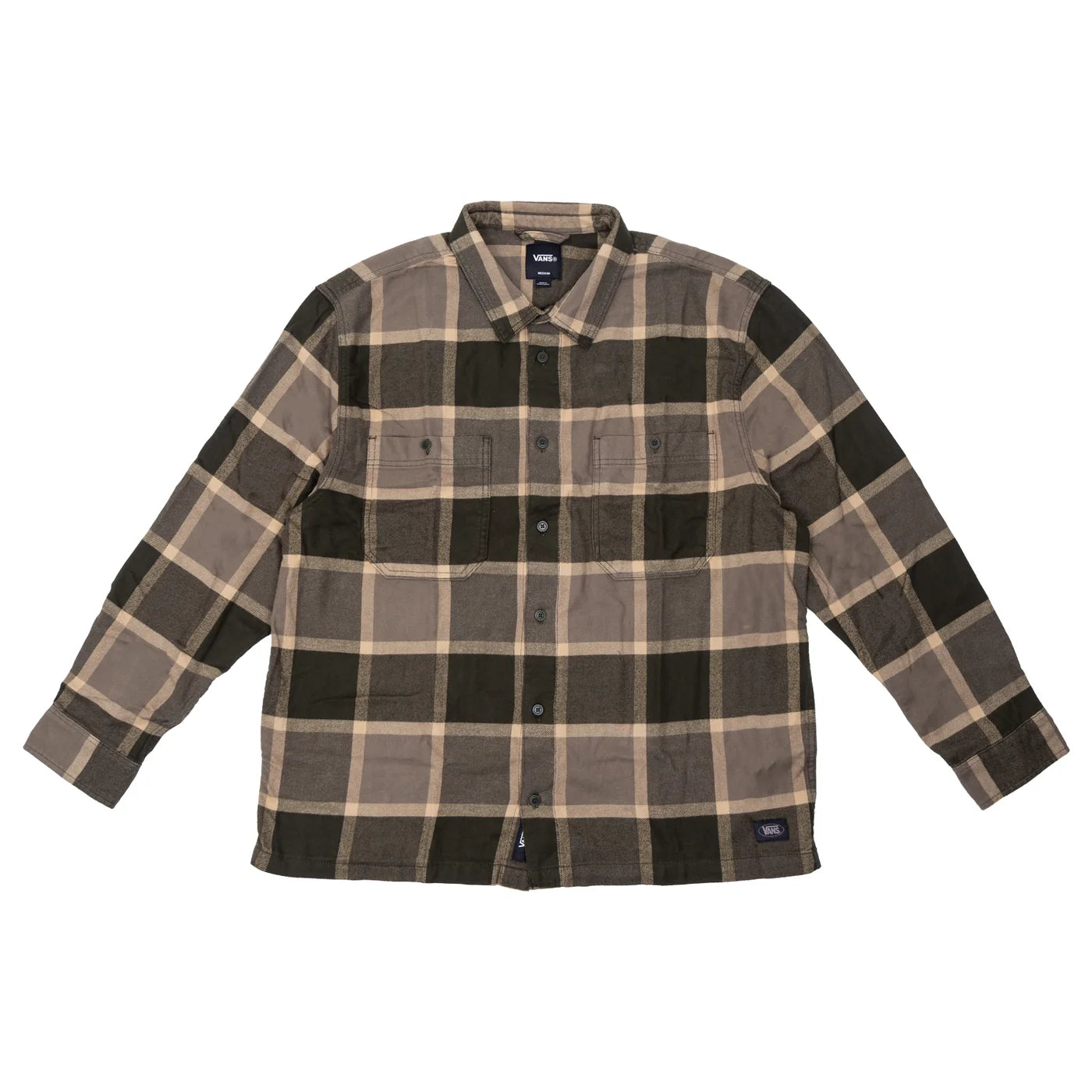 Chemise en Flanelle à Carreaux Larkspur - Fougère Obsidienne