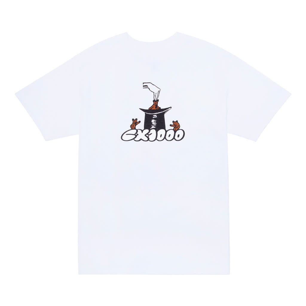 Bear In The Hat Tee - White