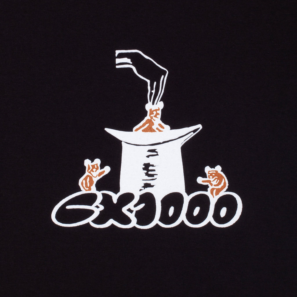 【GX1000】Bear In Hat Tee White GX1000 Bear In The Hat Tee - Black – Palm Isle Skateshop