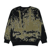 Forrest Jacquard Knit Sweater - Black