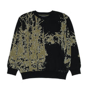 Forrest Jacquard Knit Sweater - Black