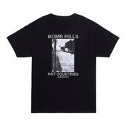 Bomb Hills Not Countries Tee - Black/Grey Font