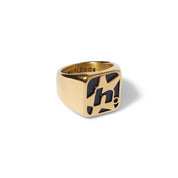 Bague étoile H - Or (8)