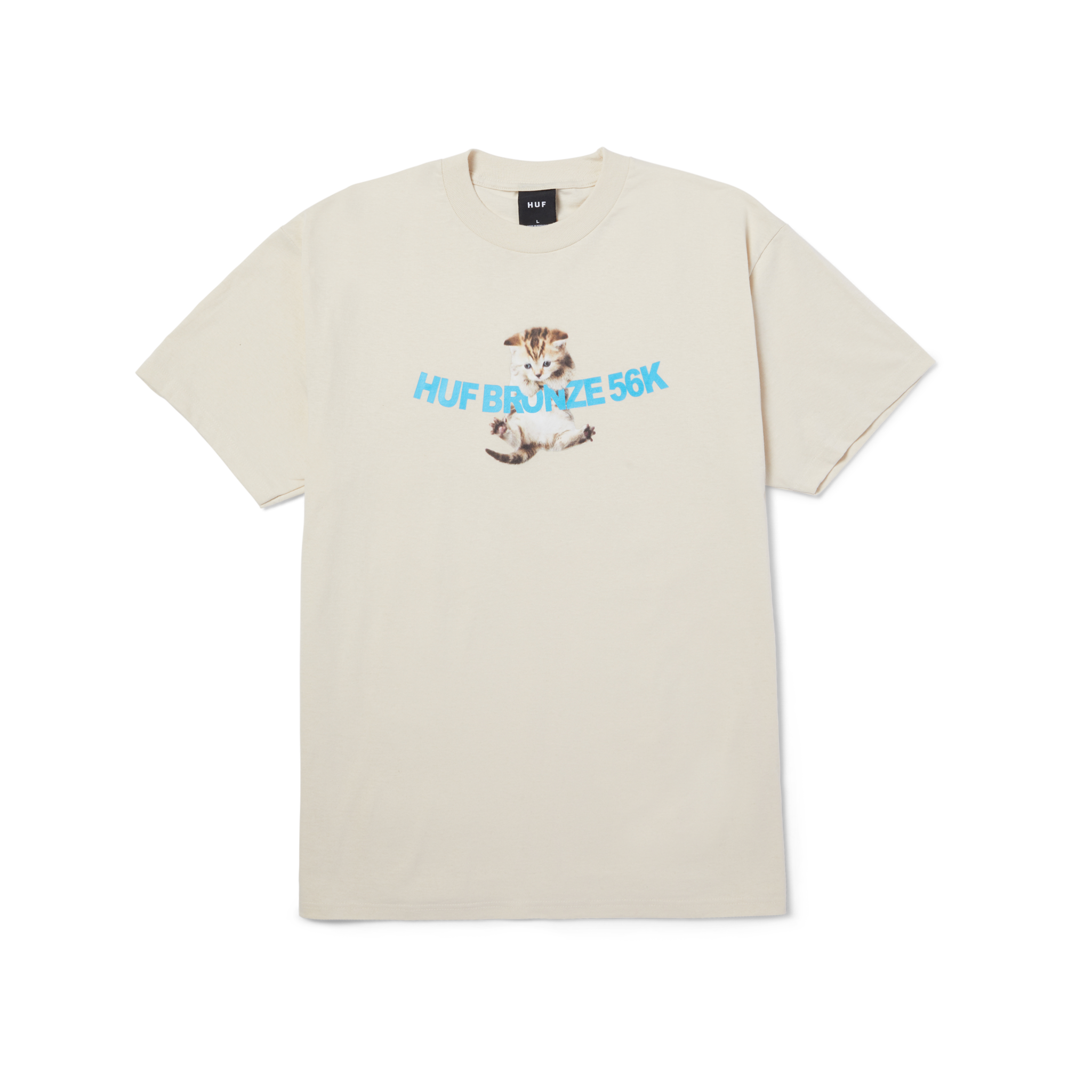 HUF x Bronze 56k Hang In There T-Shirt - Natural