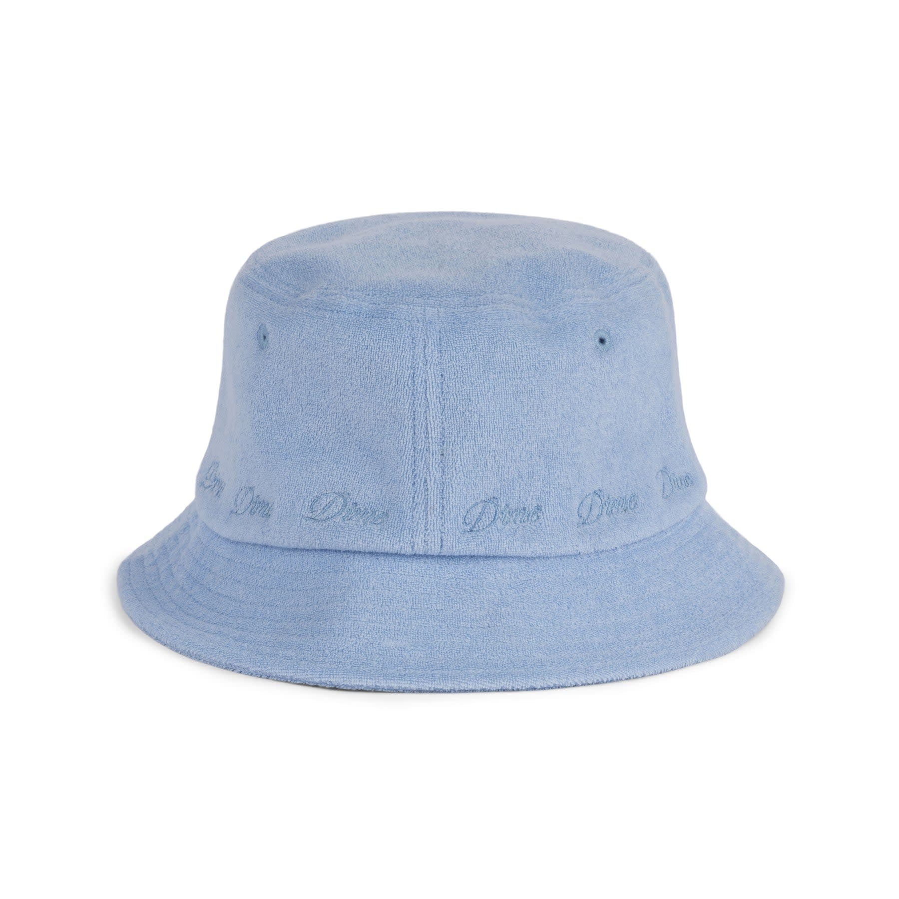 Chapeau Bob en Tissu Éponge - Bleu Clair