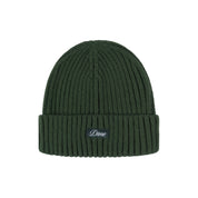 Cursive Fold Beanie - Forest