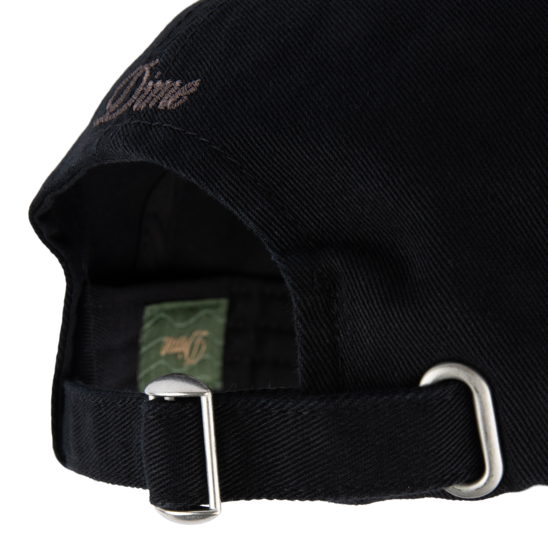 Cursive Low Pro Cap - Black/Midnight