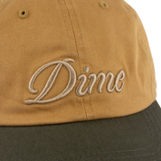 Cursive Low Pro Cap - Wheat/Green