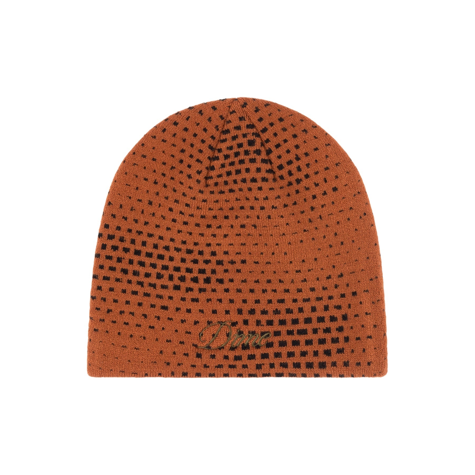 Pixel Skully Beanie - Copper