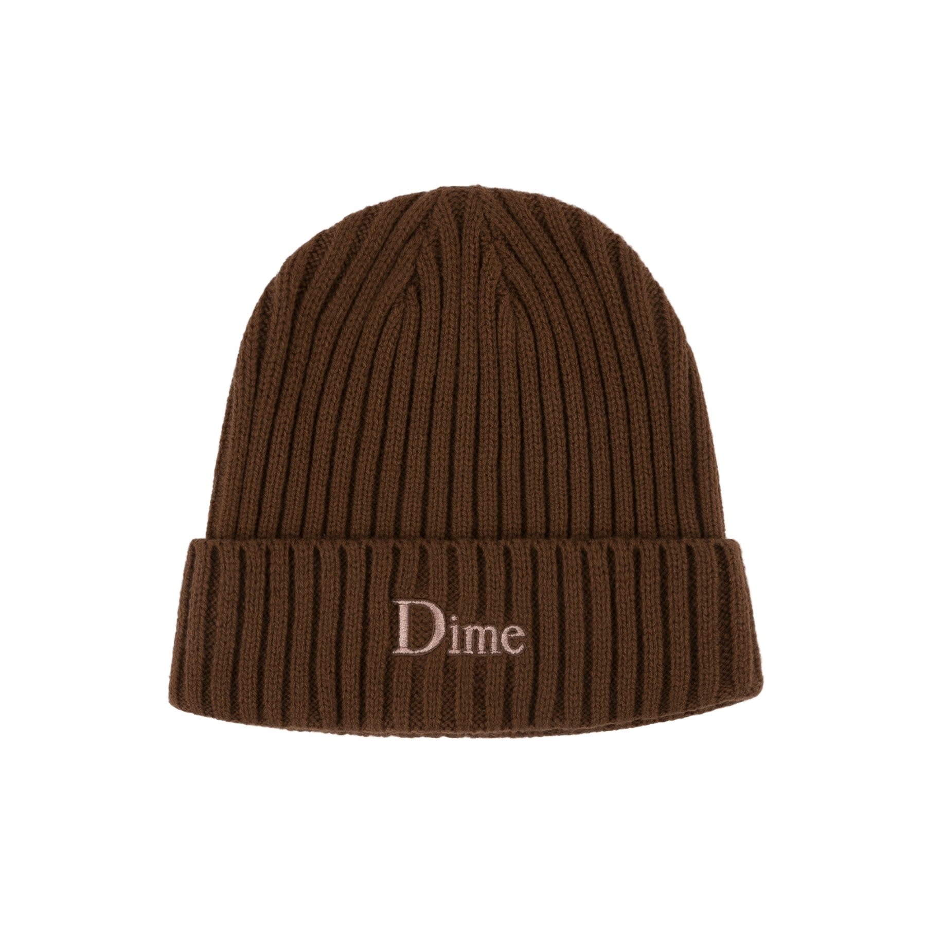 Classic Fold Beanie - Brown