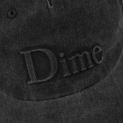 Casquette d'uniforme classique en relief - Charcoal Washed