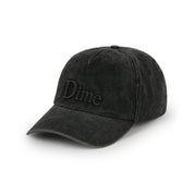 Casquette d'uniforme classique en relief - Charcoal Washed