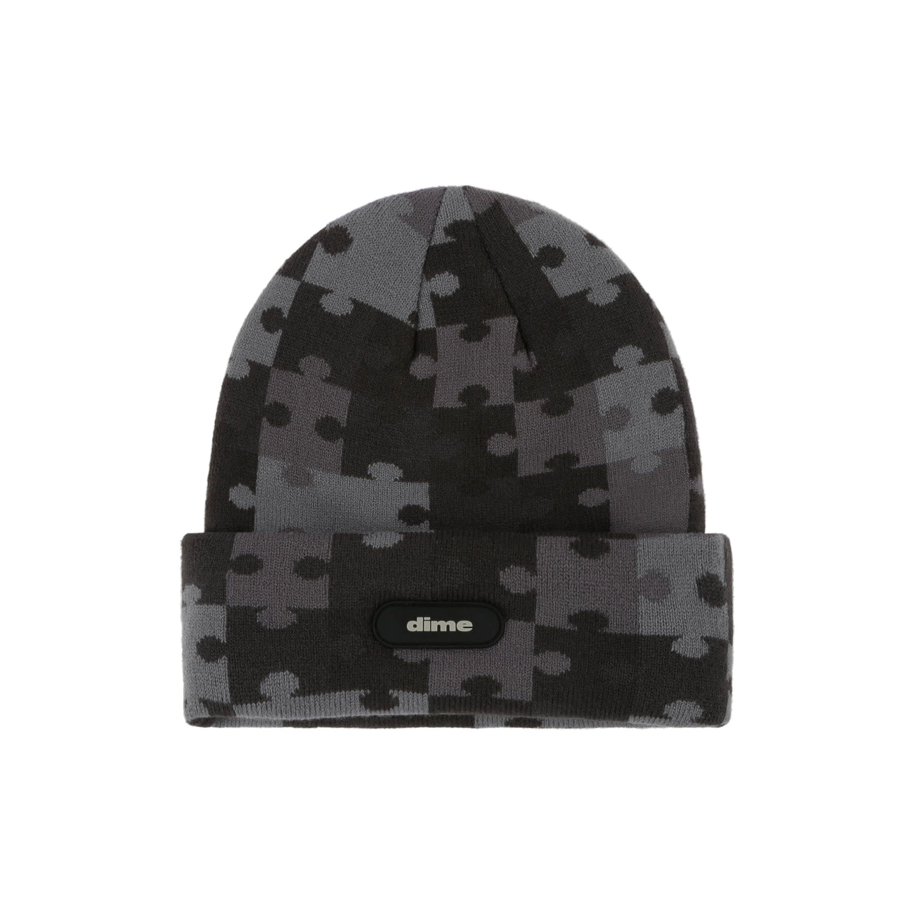 Puzzle Fold Beanie - Charcoal