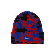 Puzzle Fold Beanie - Purple