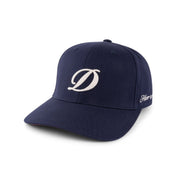 Cursive D Full Fit Cap - Navy