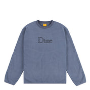 Classic Wave Polar Crewneck - Stone Blue