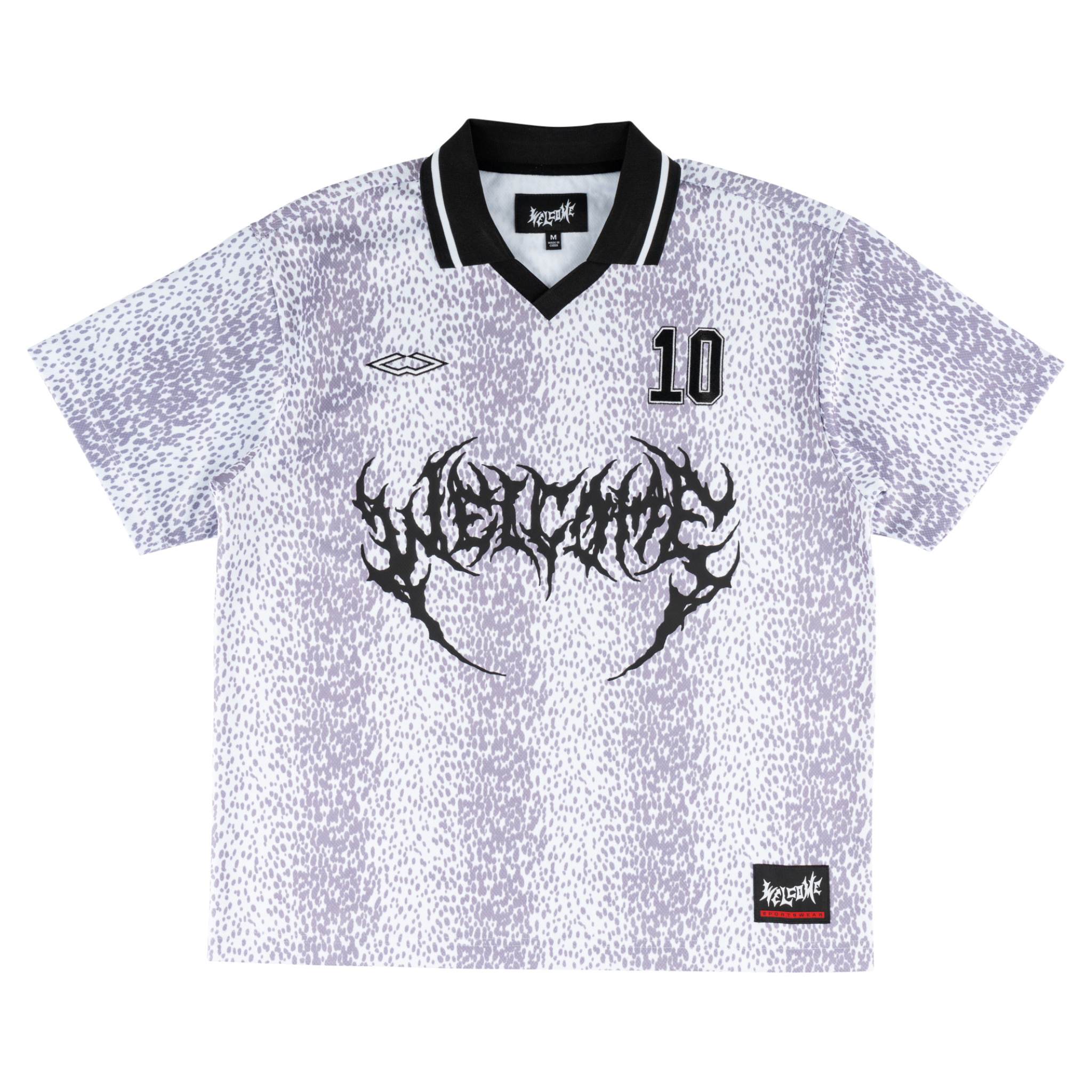 Penalty Soccer Jersey - White/Lavender