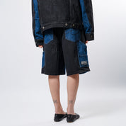 Carpenter Heart Short en Jean - Noir/Indigo