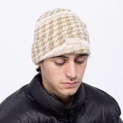 Wavetooth Cuff Beanie - Tan