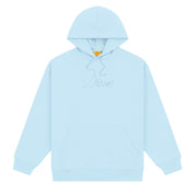 Cursive Logo Hoodie - Baby Blue