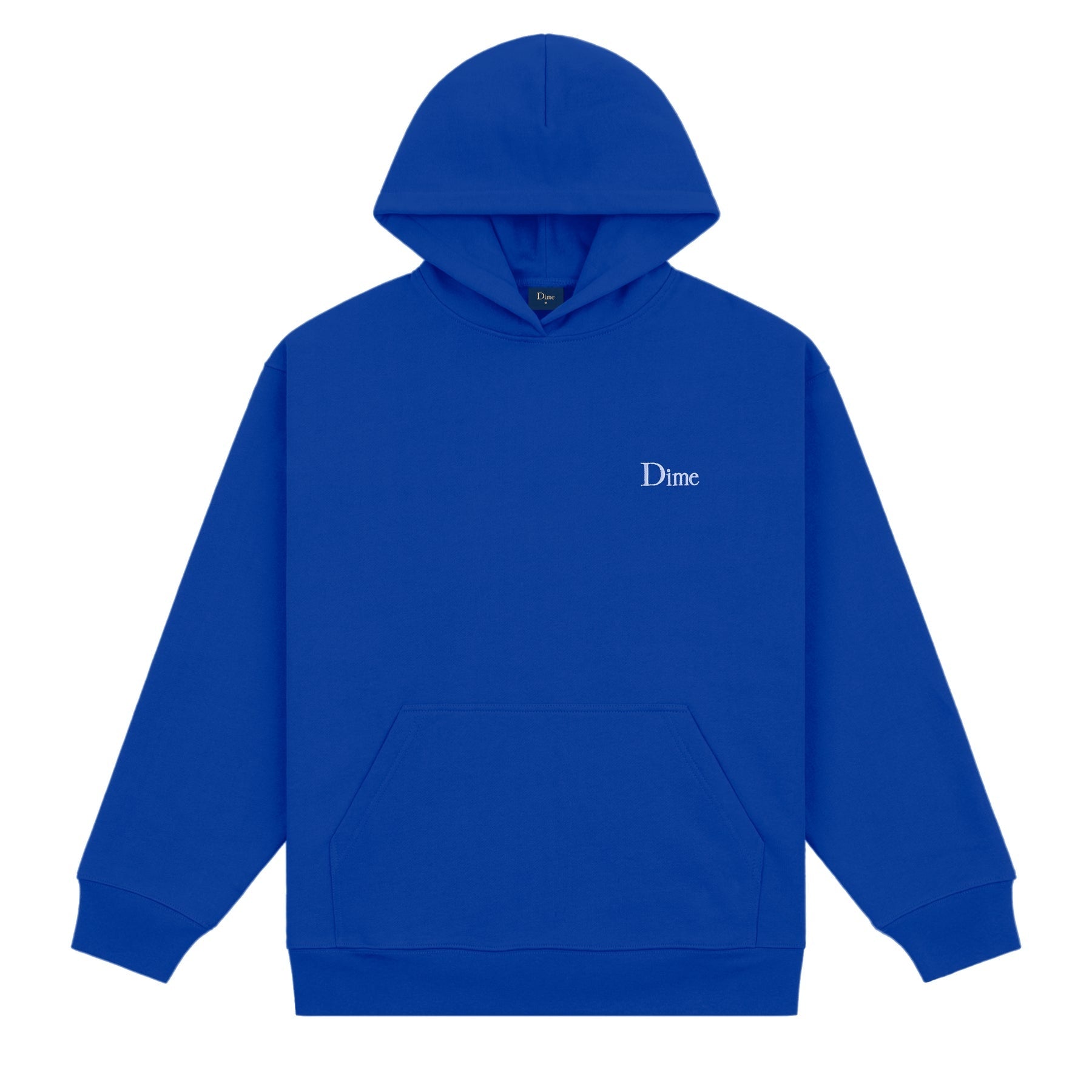 Sweat à capuche classique avec petit logo - Bleu marine