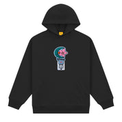 Sweat à capuche Nightlight Chenille - Noir