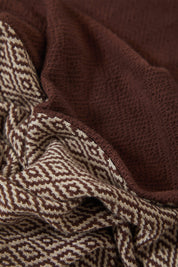 Theo Polo Jacquard - Chocolat/Blanc Cassé