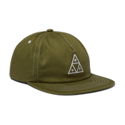 Ensemble Triple Triangle Snapback - Olive clair/Blanc 