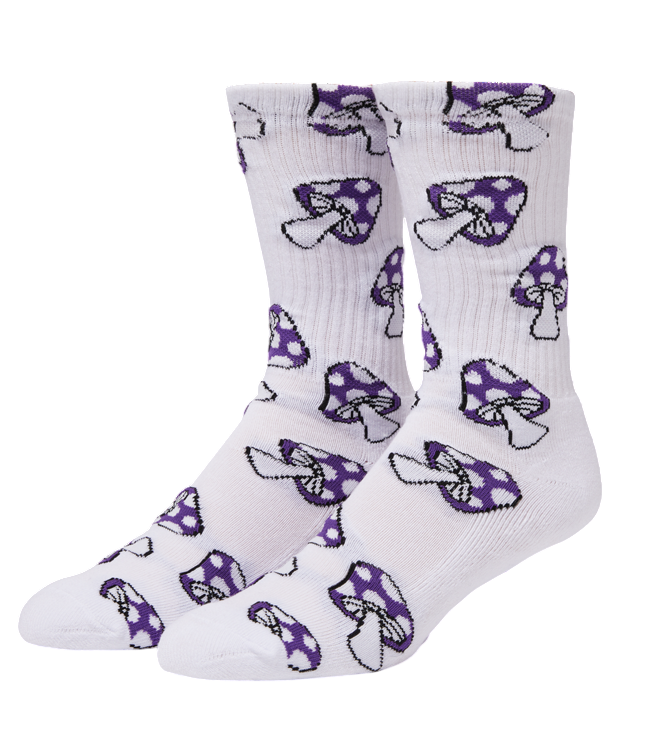 Shrooms Socks - Purple