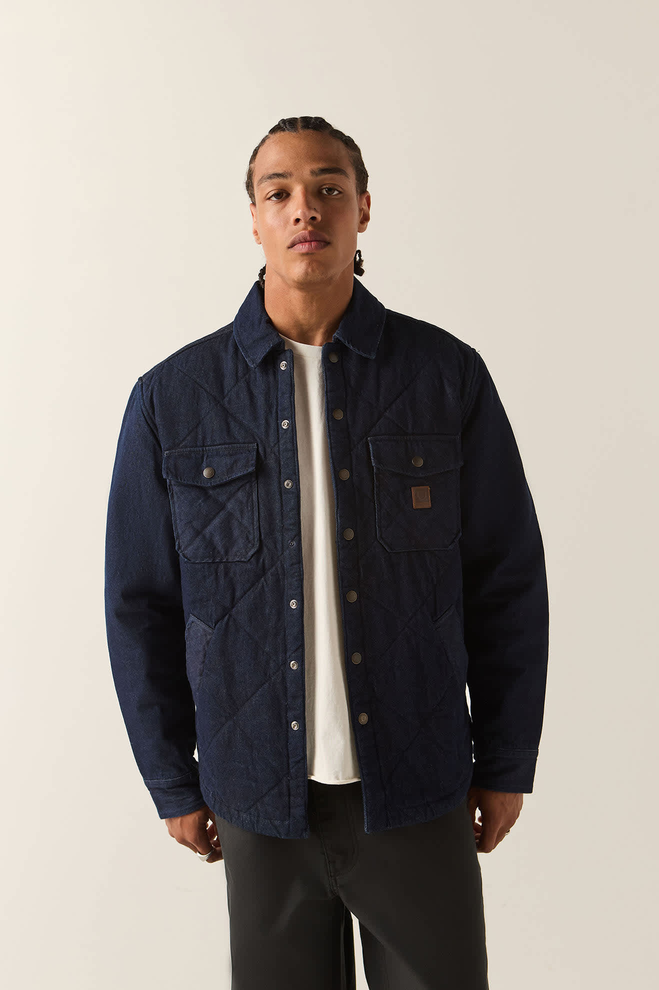 Veste Doublée Durham - Denim Foncé