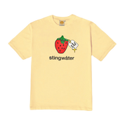 T-shirt spécial fraise bio - Jaune délavé