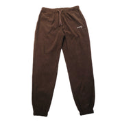 Corduroy Melting Logo Sweatpants - Brown