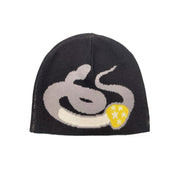 Snake Fossil Beanie - Black