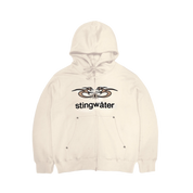 Moses Full Zip Hoodie - White