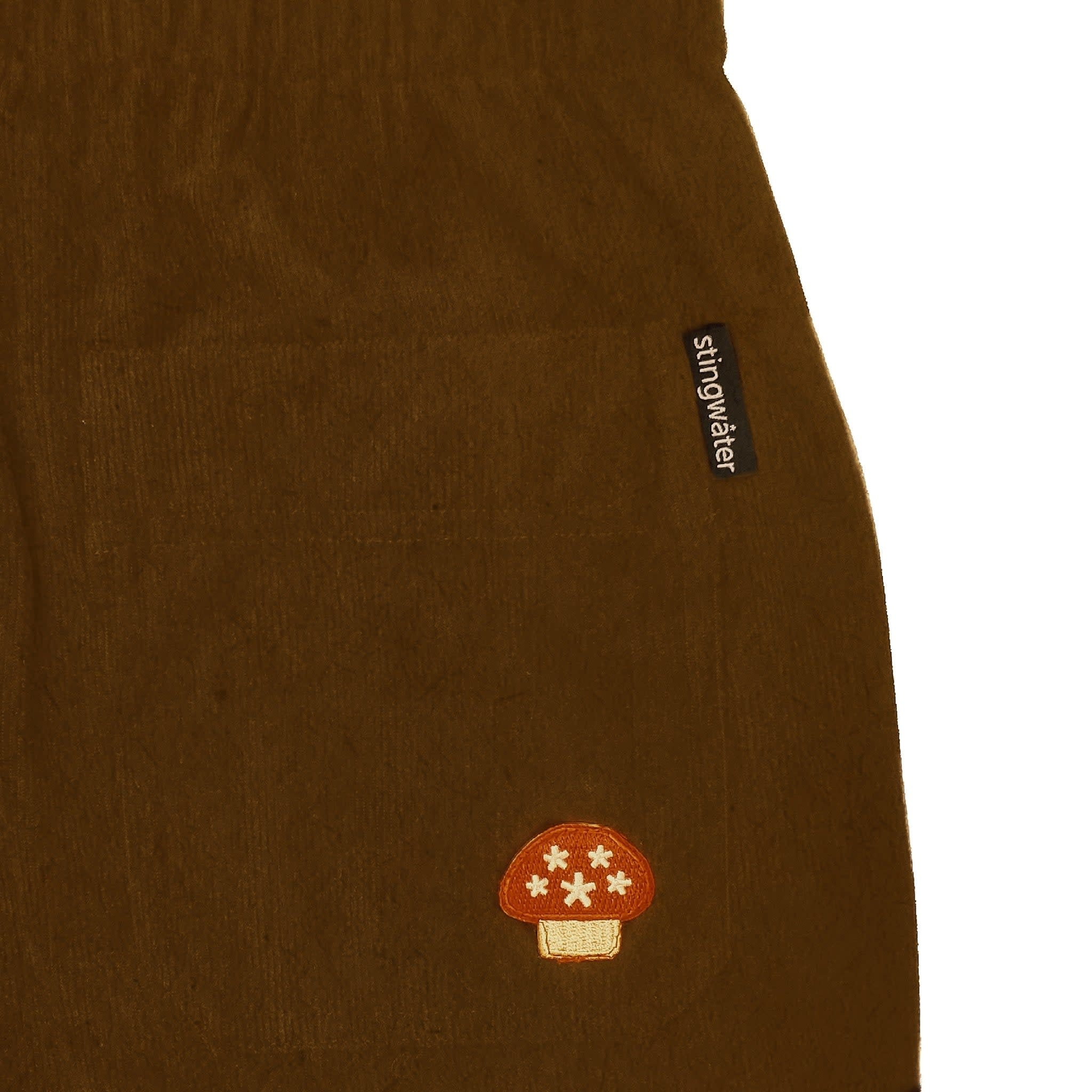 Corduroy Melting Logo Sweatpants - Brown