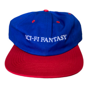 Flat Logo Hat - Royal/Red