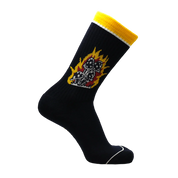 Chaussettes Flame Champignons - Noir