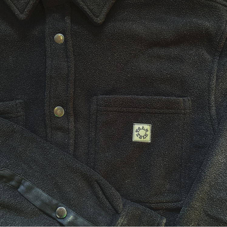 Smoke Polar Fleece - Black