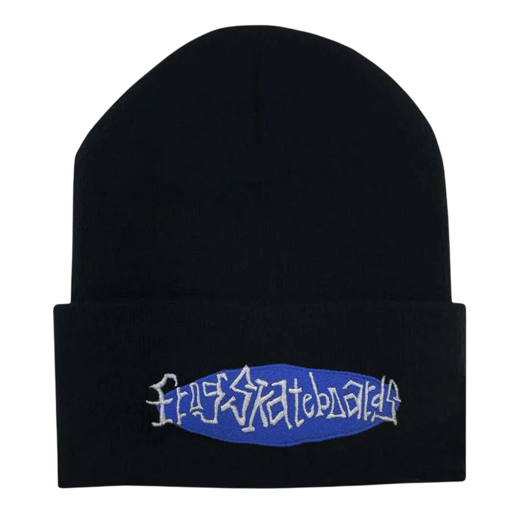 Oval Logo Beanie - Black
