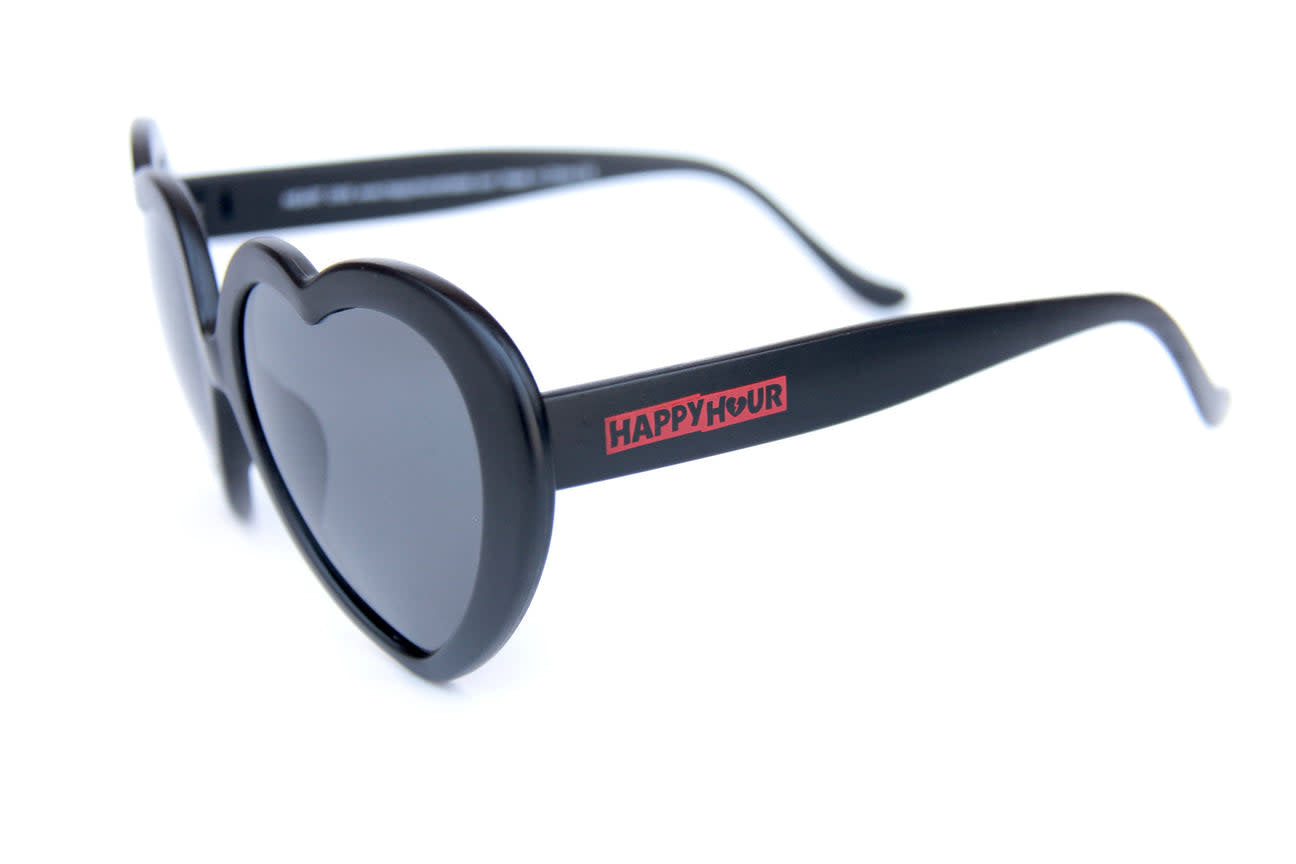 Heart On Sunglasses DJ Wenzday - Matte Black
