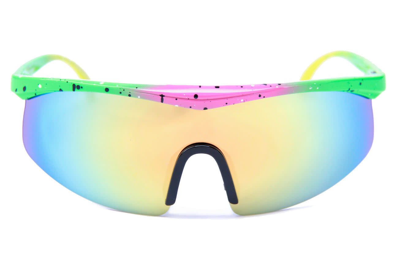 Fire Birds Sunglasses - 80's Sunrise Splatter/Redmond/Catch Surf Colab