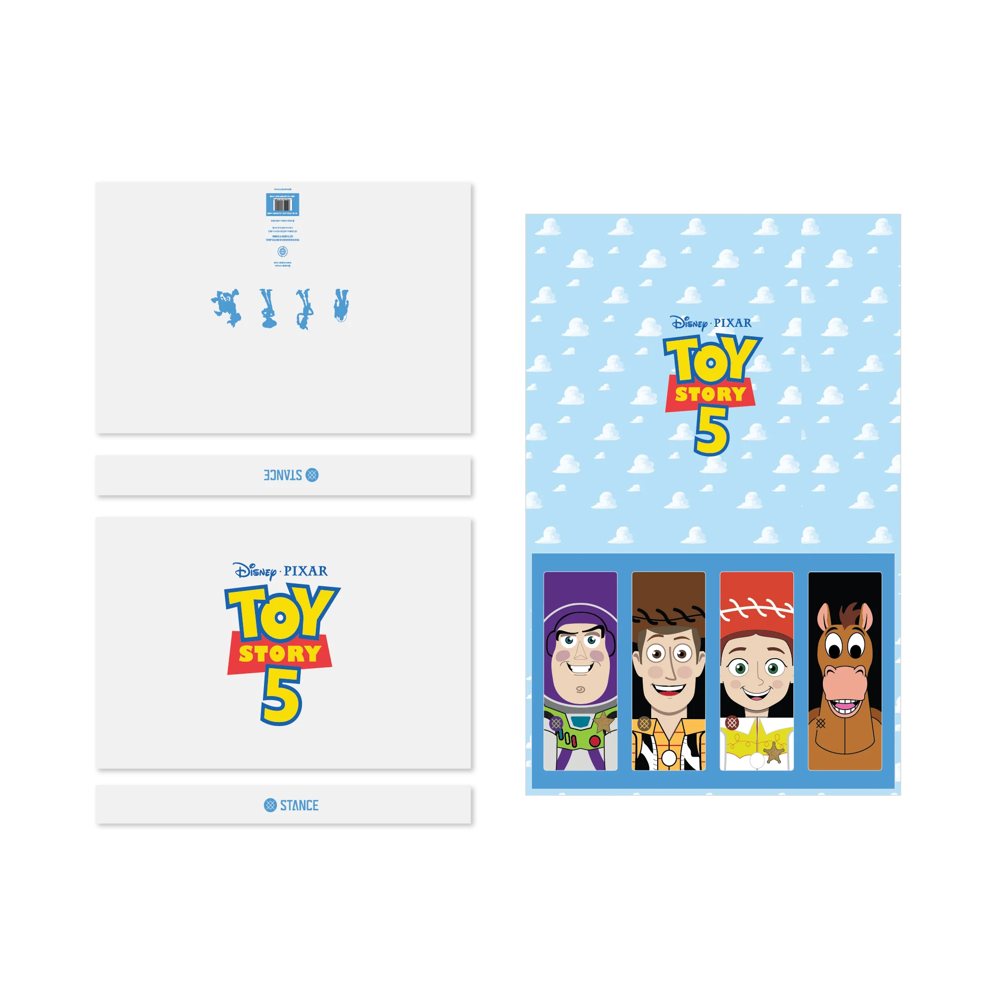 Coffret de 5 paires de chaussettes Toy Story x Stance Toy Story Crew - Multicolore
