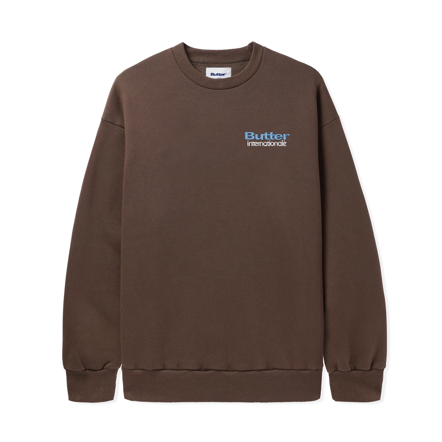 Internationale Embroidered Crewneck - Brown