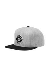 Oath III Snapback - Light Heather Grey/Black